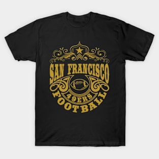 Vintage Retro San Francisco 49ers Football T-Shirt